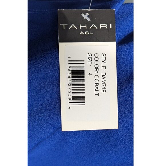 Tahari ASL Cobalt Blue Sheath Dress – Size 4 – NWT - Picture 5 of 5